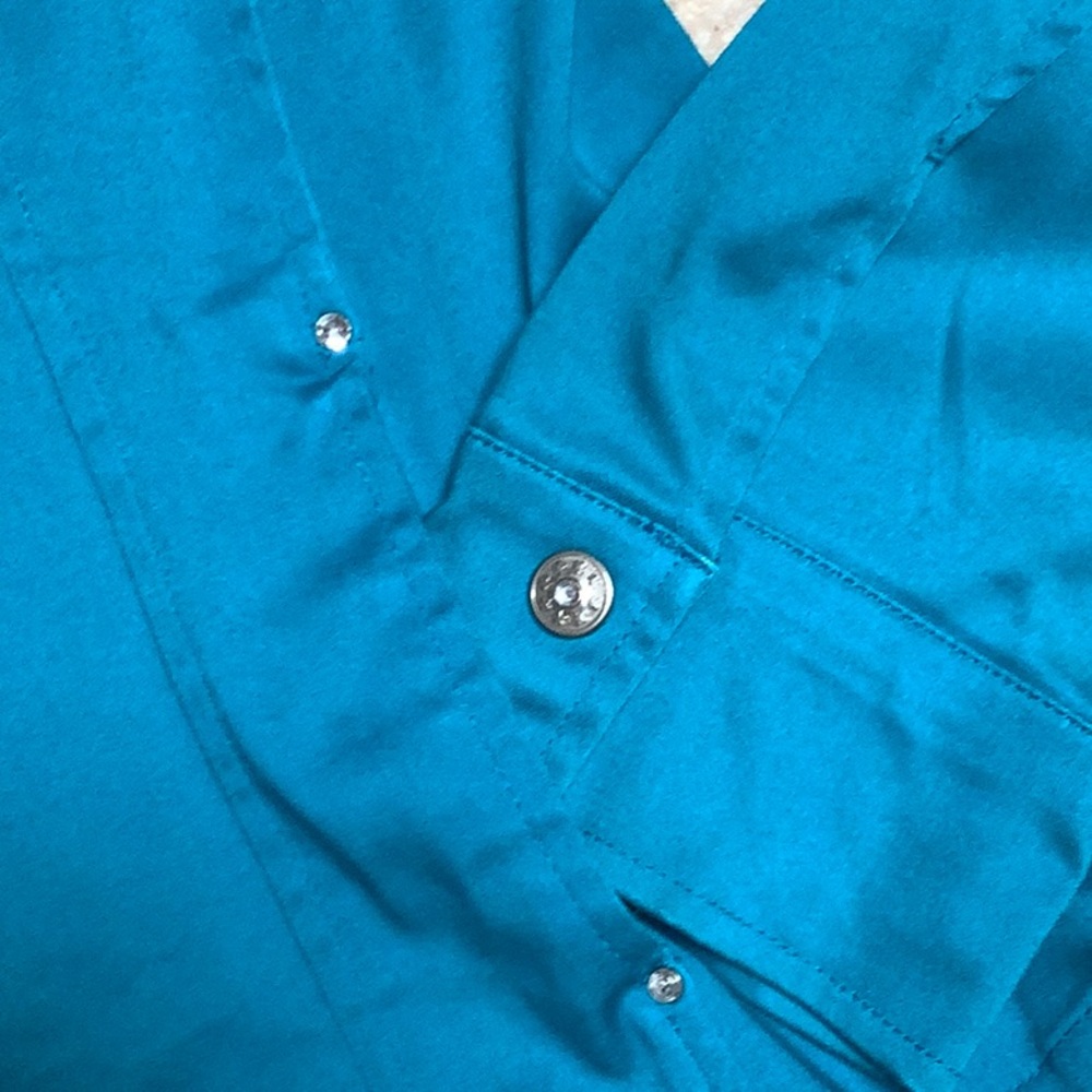 Turquoise Jean Jacket - Picture 3 of 8